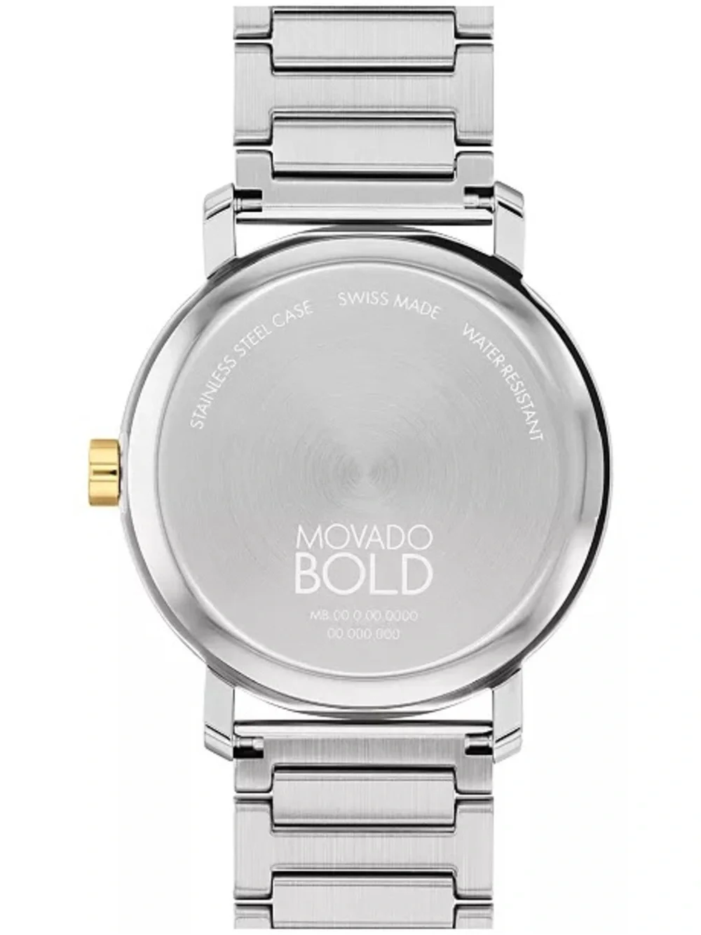 Movado Two-Tone Silver and Gold Bracelet Watch